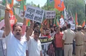 रायबरेली में हंगामा: राहुल गांधी के स्वागत में नहीं, विरोध में जुटे लोग, योगी के मंत्री ने रोका काफिला
