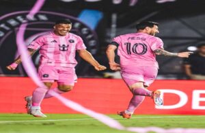 मेसी का ‘डबल धमाका’, इंटर मियामी ने प्लेऑफ के पहले मैच में नैशविले को हराया