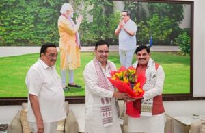 मुख्यमंत्री डॉ. यादव ने केंद्रीय गृह मंत्री शाह सहित अन्य केंद्रीय मंत्रियों से की भेंट