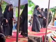 गोंडा में बुर्का पहनाकर छात्राओं से डांस कराने पर बवाल, स्कूल प्रबंधक बोले- करोड़ों बार माफी मांगने को तैयार