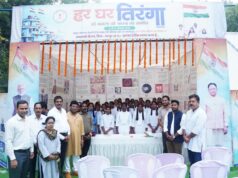 स्वतंत्रता दिवस पर रणजीता स्टेडियम के समीप सजी देशभक्ति और इतिहास की झांकी