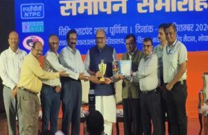 राज्य स्तरीय विज्ञान मेले में एमपी ट्रांसको के स्टॉल को द्वितीय पुरस्कार