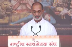 RSS को हिंदुत्व की बढ़ती धमक का श्रेय, विजयादशमी उत्सव में बोले संजय गुप्त