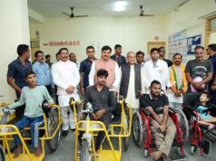 मुख्यमंत्री डॉ. यादव ने मुरैना जिला दिव्यांगजन पुनर्वास केंद्र का किया निरीक्षण