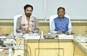 रायपुर : मुख्यमंत्री विष्णु देव साय और केंद्रीय कोयला मंत्री जी. किशन रेड्डी ने खनिज विभाग के कामकाज की समीक्षा की