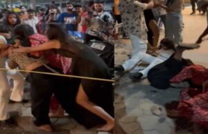 इंदौर में मॉल के बाहर लड़कियों की फाइट, गाली-गलौज में लड़कों से निकलीं 2 कदम आगे