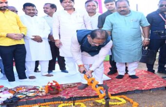 मुख्यमंत्री साय ने कुनकुरी में 250 सीटर नालंदा परिसर का किया भूमिपूजन: लाइब्रेरी में होगी इंडोर और आउटडोर अध्ययन की व्यवस्था