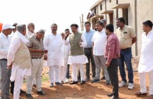 उप मुख्यमंत्री ने हिनौती गौधाम में निर्माणाधीन कार्यों का लिया जायजा