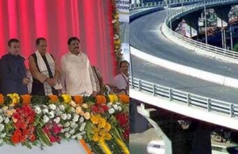 नितिन गडकरी ने रातू रोड फ्लाईओवर का किया उद्घाटन