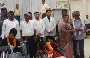रजत जयंती महोत्सव एवं सेवा पखवाड़ा दिवस पर दिव्यांगजन स्वास्थ्य परीक्षण एवं सहायक उपकरण वितरण शिविर सम्पन्न