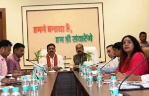 उप मुख्यमंत्री द्वय अरुण साव और विजय शर्मा ने बस्तर ओलंपिक की तैयारियों की समीक्षा की