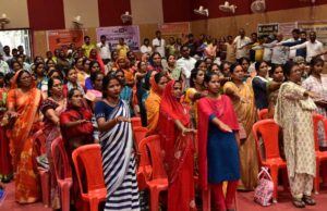 रायपुर : स्वस्थ नारी, सशक्त परिवार अभियान : पेण्ड्रा में महिला स्वास्थ्य सम्मेलन में 203 महिलाओं व बच्चों की हुई जांच