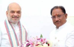 रायपुर : मुख्यमंत्री विष्णु देव साय ने नई दिल्ली में केंद्रीय गृहमंत्री अमित शाह से की सौजन्य भेंट