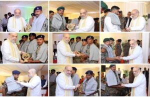 मंत्री अमित शाह ने कर्रेगुट्टालु पहाड़ी पर ‘ऑपरेशन ब्लैक फॉरेस्ट’ को सफलतापूर्वक अंजाम देने वाले सीआरपीएफ, छत्तीसगढ़ पुलिस, डीआरजीऔर कोबरा के जवानों से भेंट की और उन्हें सम्मानित किया