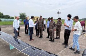 यूपीआईटीएस में सौर ऊर्जा से चलने वाला आधुनिक UAV बना आकर्षण