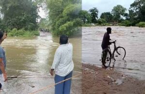 छत्तीसगढ़ में आफत की बारिश: देवभोग के 36 गांव ब्लॉक मुख्यालय से कटे, बाढ़ और किसानों की चिंता बढ़ी