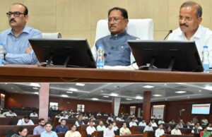 मुख्यमंत्री की विभागीय सचिवों और विभागाध्यक्षों के साथ मैराथन बैठक