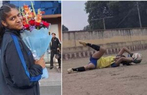 शहडोल की फुटबॉल स्टार सुहानी कोल का जर्मनी सफर, कोच और साथियों संग रवाना