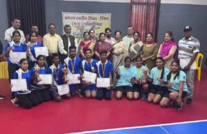 महिला- पुरुष टेबल टेनिस प्रतियोगिता आयोजन : महिला टेबल टेनिस प्रतियोगिता में दमोह टीम बनी विजेता