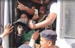 BJP दफ्तर निर्माण विवाद: प्रदर्शन कर रहे कई कांग्रेसी नेता गिरफ्तार
