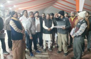 राष्ट्रपति द्रौपदी मुर्मु का प्रस्तावित अम्बिकापुर दौरा की तैयारियों का आदिम जाति विकास मंत्री रामविचार नेताम ने कार्यक्रम स्थल का किया निरीक्षण