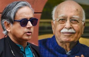 थरूर ने आडवाणी की तुलना नेहरू-इंदिरा से की, बीजेपी और कांग्रेस दोनों हुईं नाखुश