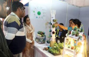 राष्ट्रीय बाल वैज्ञानिक प्रदर्शनी में बच्चों द्वारा तैयार किये गये मॉडल बने आकर्षण का केन्द्र