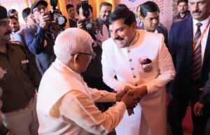 अभिमन्यु–इशिता बने जीवनसाथी: बाबा रामदेव ने कराए मंत्रोच्चार, मोहन यादव की धमाकेदार थिरकन चर्चा में