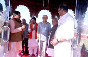 मुख्यमंत्री डॉ. मोहन यादव ने ग्राम सुजापुर में पूर्व सांसद स्व. लक्ष्मी नारायण पांडेय की प्रतिमा का किया अनावरण