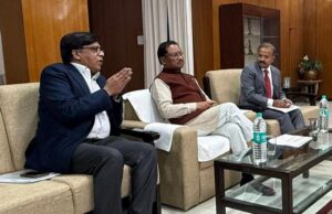 रायपुर : मुख्यमंत्री विष्णु देव साय ने मध्यप्रदेश में नई सिंचाई तकनीक ‘प्रेशर इरिगेशन नेटवर्क’ की प्रस्तुति का किया अवलोकन