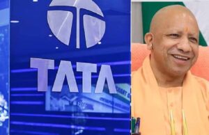 मुख्यमंत्री योगी आदित्यनाथ और टाटा समूह के चेयरमैन एन चंद्रशेखरनन के बीच भविष्य के प्रस्तावों पर चर्चा