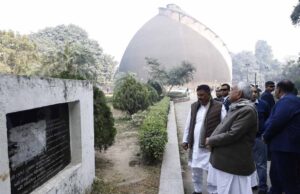 सीएम नीतीश ने गोलघर परिसर का किया निरीक्षण, संरक्षण और विकास को लेकर अधिकारियों को दिए अहम निर्देश