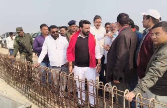 सहरसा में 52 करोड़ की लागत से बन रही सड़क, सांसद ने क्वालिटी और टाइम लिमिट की दी चेतावनी