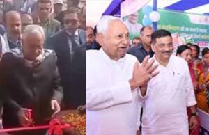 दरभंगा पहुंची सीएम नीतीश की समृद्धि यात्रा, 13,682 लाख की 50 योजनाओं की रखी आधारशिला