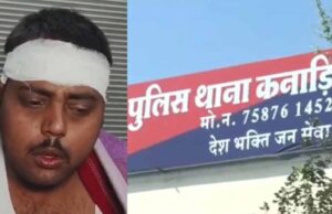 बीच सड़क पर शराब पीने से रोका तो ट्रैफिक पुलिसकर्मी का फोड़ा सिर, थाने से भी नहीं मिली मदद