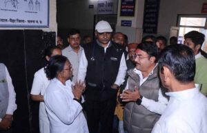 स्वास्थ्य सेवाओं का जायजा लेने सिविल अस्पताल मैहर पहुंचे राज्य मंत्री पटेल