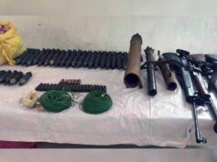 सुरक्षा बलों की बड़ी कामयाबी, नक्सलियों के हथियारों का जखीरा और IED बरामद