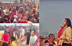 श्रीमद्भागवत कथा में भगदड़, अनिरुद्धाचार्य भी रह गए हैरान