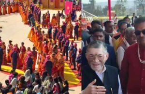 सामूहिक विवाह समारोह में 101 जोड़े बंधे सात फेरों में, राज्यपाल संतोष गंगवार ने दिया आशीर्वाद