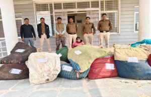 मध्यप्रदेश पुलिस की अवैध मादक पदार्थ के विरुद्ध बड़ी कार्रवाई