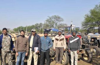 कोसीर एवं सरिया क्षेत्र में अवैध रेत परिवहन पर सख्त कार्रवाई, ट्रैक्टर जब्त
