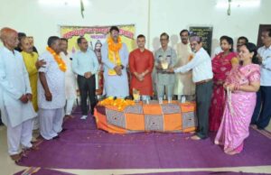 कान्यकुब्ज ब्राम्हण समाज भाटापारा ने किया अंजय का भावभीना स्वागत