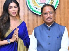 CM साय से मिली मिस इंडिया छत्तीसगढ़ अनुष्का सोन, विधानसभा में ऐतिहासिक सत्र सुनने पहुंची थी