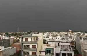 लखनऊ में तूफान का कहर: दिन में छाया अंधेरा, सैकड़ों पेड़ गिरे