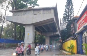 रांची में कांटाटोली-सिरमटोली कनेक्टिंग फ्लाईओवर निर्माण धीमा, भू-अर्जन बनी बाधा