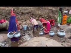 लातेहार के नैना गांव में पेयजल संकट गहराया, धंस गया एकमात्र सरकारी कुआं