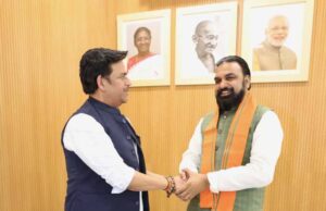 रवि किशन की सम्राट चौधरी से मुलाकात, बिहार में फिल्म सिटी पर चर्चा तेज