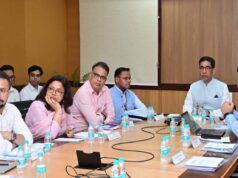 भारत सरकार के भूमि संसाधन सचिव ने छत्तीसगढ़ के मुख्य सचिव से की सौजन्य भेंट