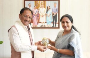 दिल्ली में CM विष्णु देव साय की CM रेखा गुप्ता से मुलाकात, सुशासन और विकास पर चर्चा