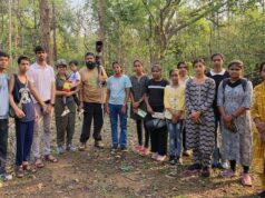बारनवापारा के देवपुर जंगल में दिखी दुर्लभ विशाल भारतीय गिलहरी